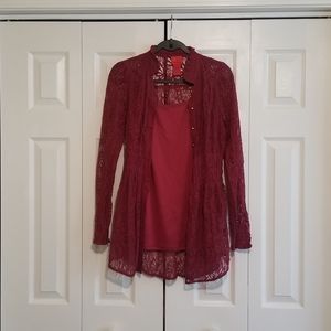 V Cristina Tank with Lining